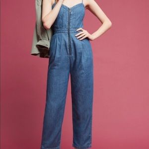 Anthropologie Pilcro & Letterpress denim jumpsuit